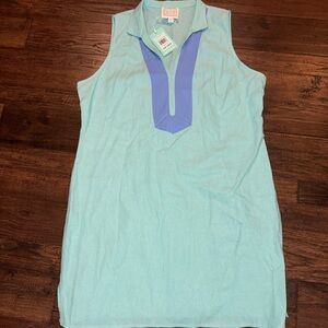 Sail to Sable Cabbage/Hydrangea sleeveless dress